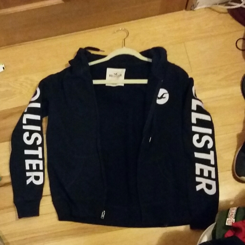 Hollister zip up hoodie